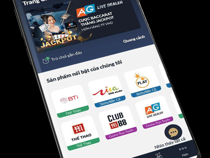 Hình ảnh bàn casino trực tuyến với dealer và các lá bài.