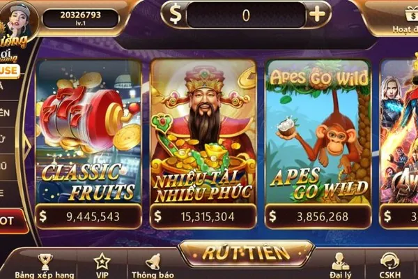 Vòng quay thưởng và tính năng đặc biệt của Slot Game tại 888New