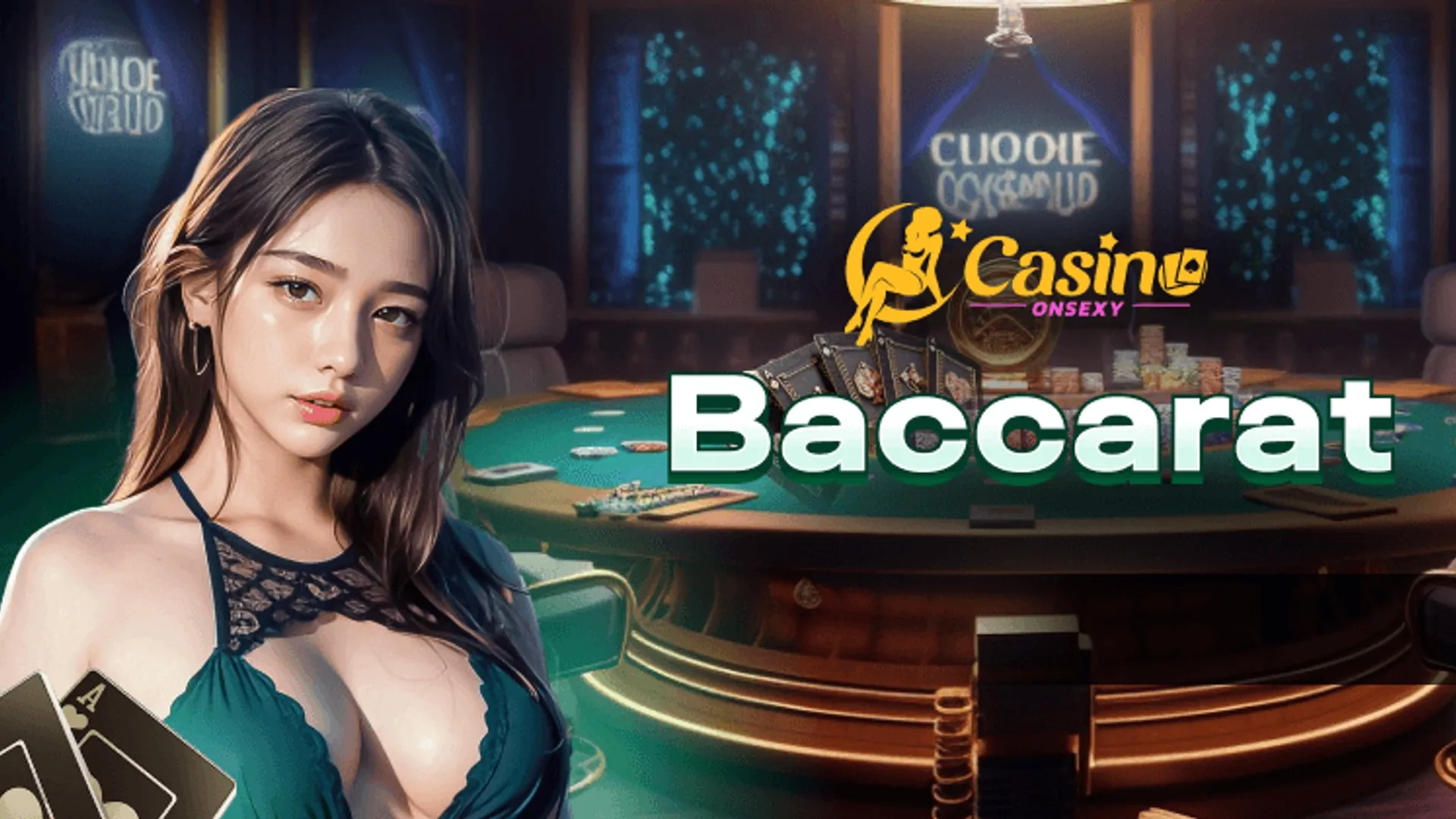 Bàn chơi Baccarat tại 888New với người chơi thắng cuộc và dealer chuyên nghiệp